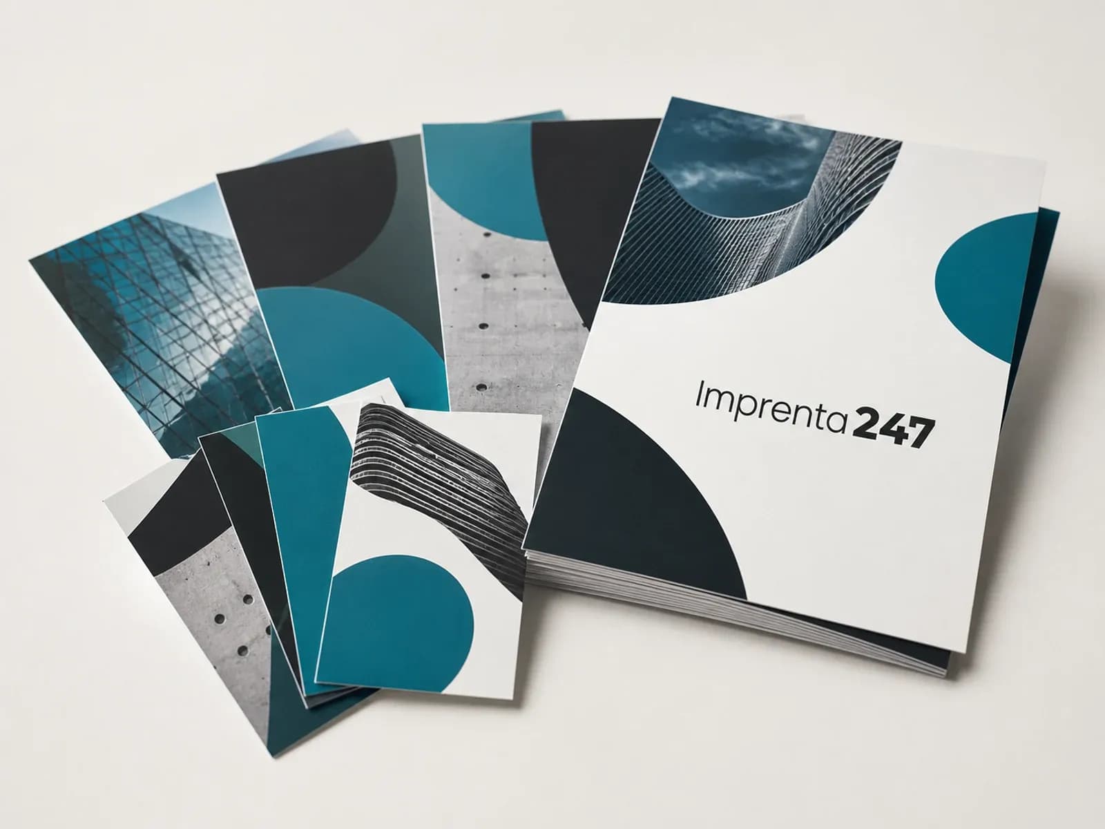 Volantes publicitarios impresos con la marca Imprenta247